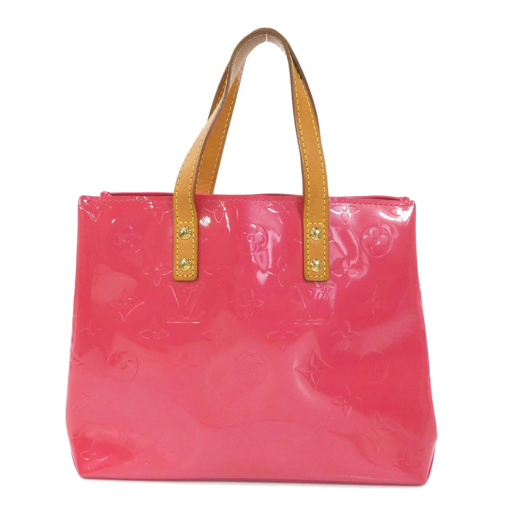 Louis Vuitton Handbag Vernis Lead Leather Black